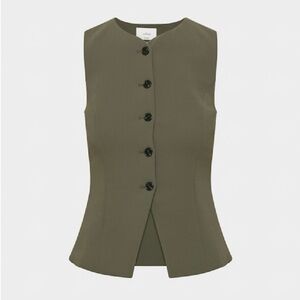 Aritzia Olive Green Vest